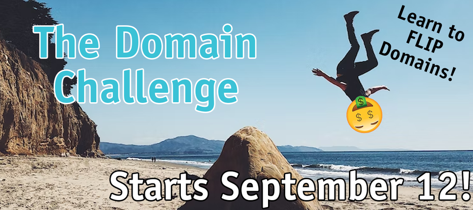 Starts September 12: The Domain Challenge